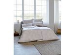 Bettwäsche ESTELLA "PIPPA", beige (ecrue), B/L: 155cm x 200cm, 1 Stk., 1 Stk., Mako-Interlock-Jersey, B/L: 80cm x 80cm, 2 Stk., Mako-Interlock-Jersey, Obermaterial: 100% Baumwolle, Bettwäsche, Bettwäsche, ABSOLUT BÜGELFREI