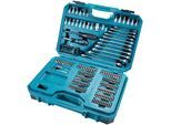 Werkzeugset MAKITA "E-10883", blau (türkis), Werkzeugsets, für Werkstatt, Montage, Baustellenfahrzeuge, uvm., inkl. Koffer