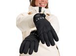 Snowboardhandschuhe ROXY "ROXY Jetty", Damen, Gr. M, schwarz, Kunstfaser, Handschuhe