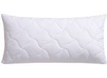 Microfaserkissen OTTO HOME "Fantasy Kopfkissen 40x80 oder 80x80 cm, Made in Germany", weiß, B:40cm L:80cm, Bezug: 100% Polyester. Füllung: 100% Polyester, Kopfkissen, Microfaserkissen, Bezug Polyester oder recyceltem Polyester oder Baumwolle (ECO)