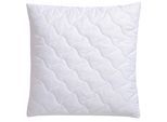 Microfaserkissen OTTO HOME "Fantasy Kopfkissen 40x80 oder 80x80 cm, Made in Germany", weiß, B:80cm L:80cm, Bezug: 100% Polyester. Füllung: 100% Polyester, Kopfkissen, Microfaserkissen, Bezug Polyester oder recyceltem Polyester oder Baumwolle (ECO)