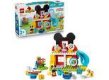 Konstruktionsspielsteine LEGO "Micky Maus Wunderhaus mit Minnie und Pluto (10465), LEGO DUPLO Disney™", bunt, Spielbausteine, Kinder, Kunststoff, Konstruktionsspielsteine