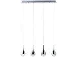 LED-Hängeleuchte Frizzante Chromfarben max. 20 Watt
