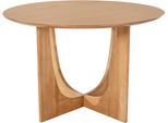 Esstisch "Zirella", braun (naturfarben), B:120cm H:77cm T:120cm, LEGER HOME BY LENA GERCKE, Tische, Esstisch, massives Eschenholz, markantes Kreuzfuß-Design, Breite 120 cm