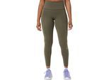 Lauftights ASICS "ROAD SEAMLESS TIGHT", Damen, Gr. L, N-Gr, schwarz olive, Obermaterial: 94% Polyamid, 6% Elasthan, Hosen