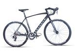 Rennrad CHILLIZ "RDB2.0" Gr. 57, schwarz, matt, schwarz, Fahrräder, 57cm, 28 Zoll (71,12cm) hinten: 28 Zoll (71,12cm)