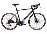 Gravelbike CHILLIZ "GL.01" Gr. 57, schwarz, matt, schwarz, Fahrräder, 57cm, 28 Zoll (71,12cm) hinten: 28 Zoll (71,12cm)