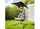 TV - Unser Original , Grau , Metall , Gartenmöbel, Relaxmöbel, Hängesessel