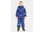 Schneeoverall ZIGZAG "Tower", Kinder, Gr. 116, EURO-Größen, royalblau, 100% Polyester, lang, Overalls, mit wasser- und winddichter TPU-Membran