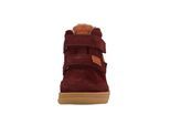 Trainingsschuh LURCHI "Lurchi Marki 2 Barefoot-TEX", Kinder, Gr. 24, rot (bordo), Leder, Schuhe