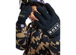 Snowboardhandschuhe ROXY "Freshfield Girl", Kinder, Gr. L, schwarz, Obermaterial: 50% Microfaser, 50% Polyurethan;, Handschuhe