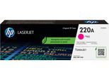 HP Tonerpatrone "HP original Toner 220 Größen A+X, Farben:B/C/M/Y", pink (magenta), Tonerpatronen, Tonerpatrone