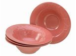 Pastateller CREATABLE "Gourmet, Pastateller 27 cm, 4-tlg", rot, Ø:27cm, Porzellan, Speiseteller, Pastateller, Teller Set, Hochwertiges Design, Europäische Qualitätsproduktion