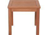 Gartentisch GARDEN PLEASURE "Beistelltisch »TUCSON«", braun (braun, braun, braun), B:44cm H:40,7cm T:44cm, Tische, Gartentisch, BxTxH: 44x44x40,7 cm