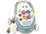 Lauflernhilfe SMOBY "Little Smoby, 3in1 Lauflernwagen", blau (blau, weiß), Lauflernhilfen, KinderB:43cm H:47cm T:50cm, Kunststoff, Lauflernhilfe, B:43cm H:47cm T:50cm