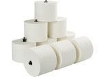 MAUL MaulCare Toilettenpapier 2-lagig geprägt, hochweiß 100% Zellstoff, EU-Ecolabel, perforiert, mit Führungssteg, 32 Rollen Pack