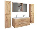 Badezimmer Budasi 5-tlg. ca. 178 cm Honigeiche