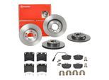 BREMBO Bremsensatz, Scheibenbremse Bremsensatz-Vorn und Hinten sg00000e8b Hinterachse voll 280mm 12mm für VW SEAT Skoda Audi