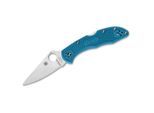 Spyderco - Delica 4 Lightweight Flat Ground - Messer blau
