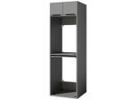 P & B Waschmaschinenschrank Tidy Hero, Grau, Kunststoff, 70x220x68 cm, erweiterbar, Waschküche, Waschmaschinenschrank