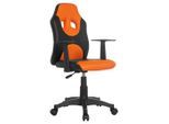 Mid.you , Orange, Schwarz , Kunststoff , 54x90-100x48 cm , Büromöbel, Bürostühle, Schreibtischsessel, Kinderdrehstühle
