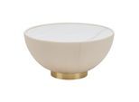 Couchtisch Endless Vegas Creme/Messingfarben
