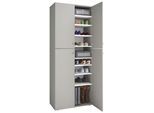 Schuhschrank Lona XXL ca.710x182x37cm Grau