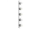 Spiegelleuchte Hollywood Chromfarben max. 6 Watt