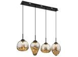 LED-Hängeleuchte Firefly Klar/Schwarz max. 32 Watt