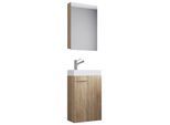 Gästebad Slito 3-tlg. ca. 41 cm Sonoma Eiche