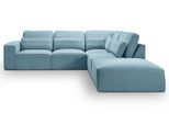 Ecksofa Lux Hellbrau Webstoff