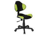 Jugenddrehstuhl Kiddy GTI 2 ca.45x86-101x42cm Grün,Schwarz