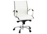Drehstuhl Parma 10 Creme/Chromfarben