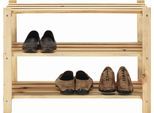 Schuhregal in Kieferfarben