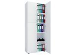 Aktenschrank Lona Weiß ca. 70x182 cm