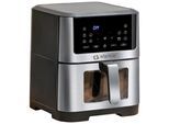 Heißluftfritteuse Alpina Schwarz/Silber max. 1800Watt