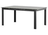 Gartentisch Levels ca. 160x100x75 cm Grau/Schwarz