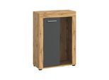Vitrine Jam Anthr/Grau ca. 86x60x35 cm