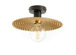 Deckenleuchte Golden Schwarz/Gold max. 22 Watt Deckenlampe