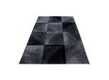 Webteppich Plus Schwarz ca. 80x150cm