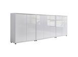 Sideboard Mailand Set 6 Weiß