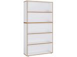 Aktenregal Salia B100 Weiß/Honigeiche