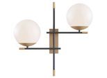 Wandleuchte Nostalgia Schwarz/Gold max. 40 Watt Wandlampe