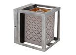 Wandleuchte Thomas in Silberfarben max. 25 Watt Wandlampe