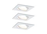 LED-Deckenleuchte Nova in Weiß/Alufarben max. 6,5 W Deckenlampe
