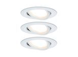 LED-Deckenleuchte Nova in Weiß/Alufarben max. 6,5 W Deckenlampe