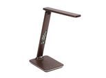 LED-Tischleuchte Adriano in Braun max. 6 Watt