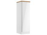 Apothekenschrank Monza ca. 50x166 cm Weiß/Eiche