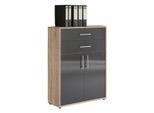 Aktenschrank Office Edition Sonoma Eiche/Anthrazit
