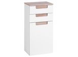 Unterschrank Siena Weiß/Eichefarbe
